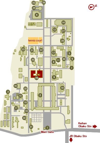 Campus Map Kyoto University Graduate School Of Engineering Quantum