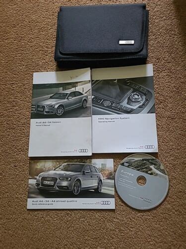 Audi A S Saloon Avant Allroad Owners Manual Handbook Wallet