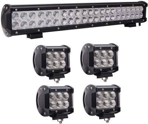 Amazon Lumitek X W Led Light Bar Flood Spot Combo Off Road