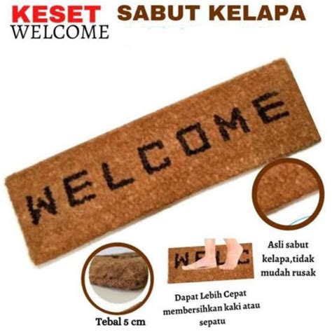 Jual Keset Ijuk Kelapa Tebal Besar 1 Meter Keset Sabut Kelapa 1Meter