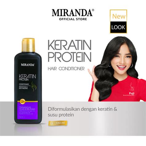 Promo Miranda Keratin Protein Hair Conditioner Ml New Formula