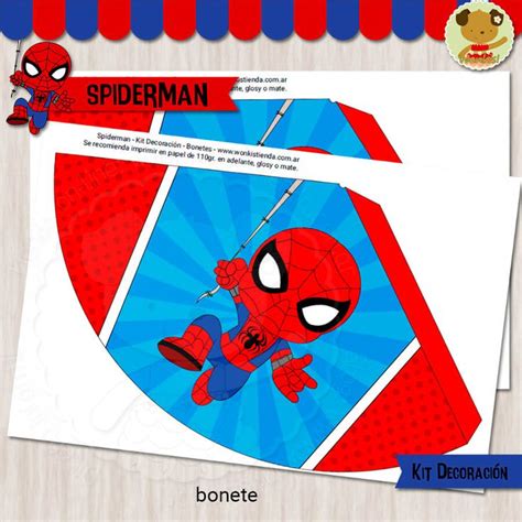 Spiderman Kit Decoracion Fiesta Imprimible Decoracion Fiesta