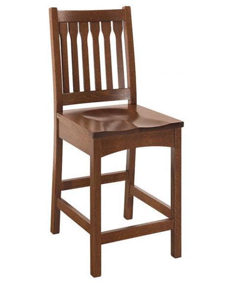 Amish Buchanan Bar Stool Amish Bar Stools Deutsch Furniture Gallery