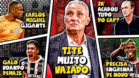 O trabalho do Tite no Flamengo é uma Tite VAIADO Carlos Miguel