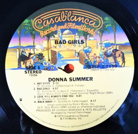 Yahoo オークション DONNA SUMMER Bad Girls LP US盤 Hot Stuff ド