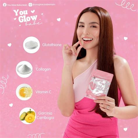 You Glow Babe 4 In 1 Beauty White Glutathione Whitening Slimming