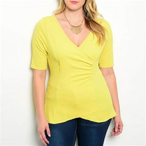 Side Ruched Top Plus Size Trendy Plus Size Fashion Plus Size Outfits Trendy Plus Size Clothing