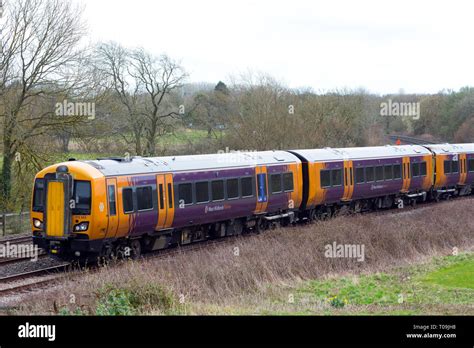 West Midlands Railway class 172 diesel train at Hatton North Junction ...