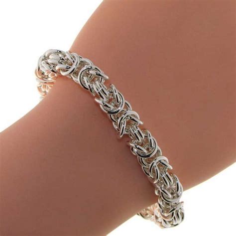 Bracelet Argent Maille Royale Mm X Cm Ref