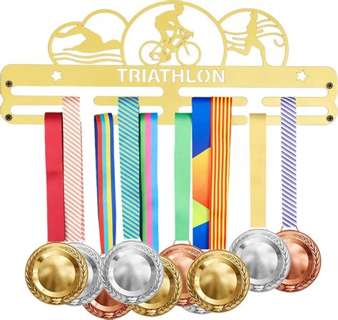 Amazon Superdant Triathlon Medal Hanger Display Cycling Running