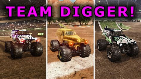 TEAM GRAVE DIGGER BEST Freestyle Moments Monster Jam Steel Titans 1 2