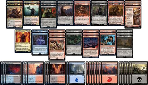 Elite Orc Amass Deck Sauron Grixis Red Blue Black LOTR Lord Of