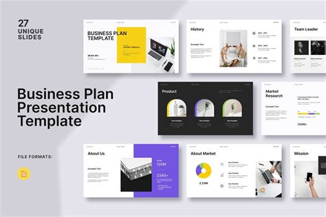 Poweredtemplate Sparkpro Business Plan Googleslide Template Google