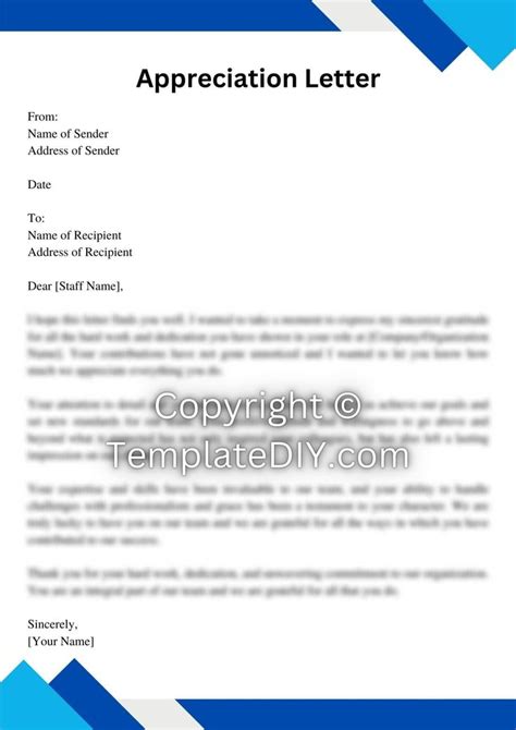 Appreciation Letter To Staff Sample With Examples In PDF Word