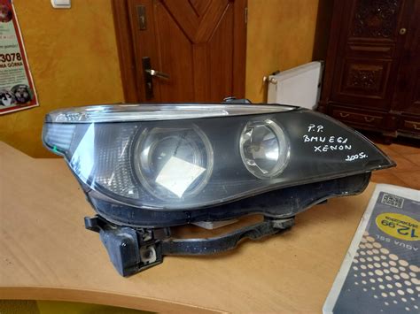 Lampa Prawa Lewa Reflektor Bmw E E Bi Xenon Skr Tny Dynamic Za