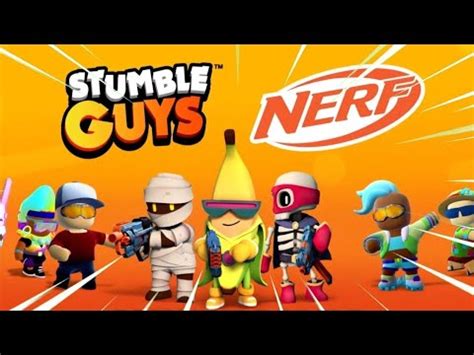 Jugando Stumble Guys Nerf Arena Youtube