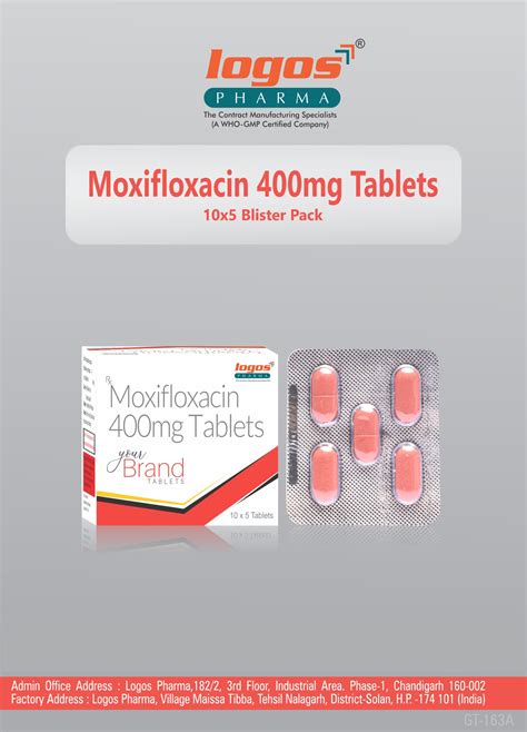 Moxifloxacin 400 Mg Tablet Logos Pharma