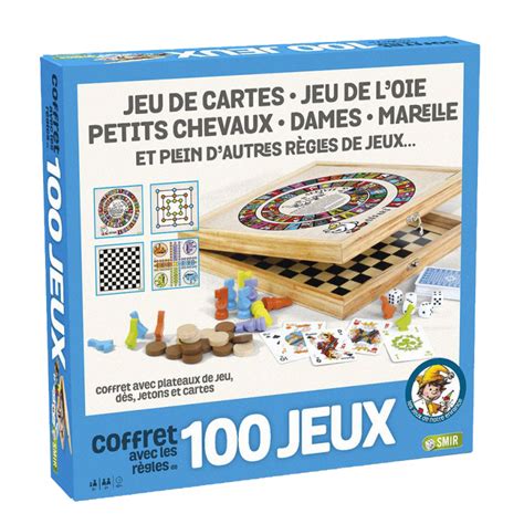 COFFRET 100 JEUX JUNIOR EN BOIS