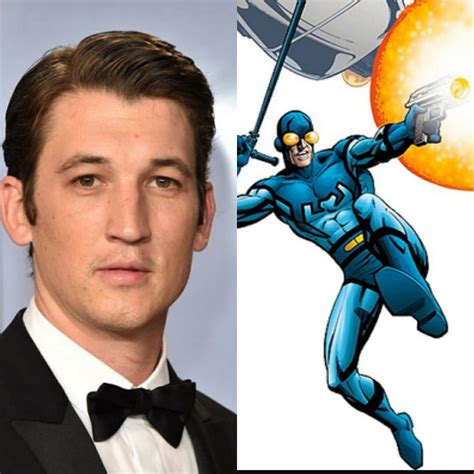 Miles Teller as Blue Beetle. Teller plays a good straight man, and is