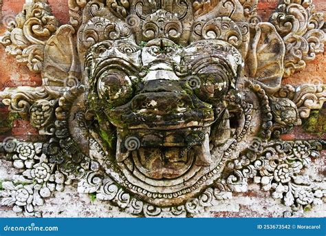 Bali Deity Demon Barong Face Stock Photo - Image of destinations ...