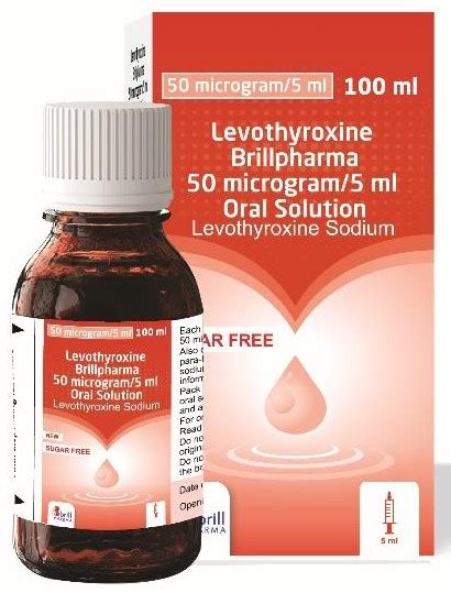 Levothyroxine Brillpharma Oral Solution Brillpharma