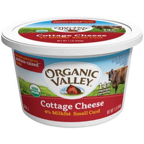 Organic Valley Milkfat Small Curd Cottage Cheese Lb Kroger