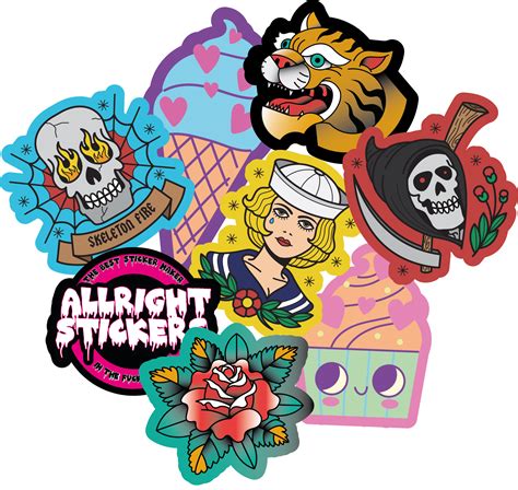 CREAR PEGATINAS PERSONALIZADAS Allright Stickers