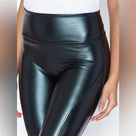 Spanx Pants And Jumpsuits Spanx Faux Leather Liquid Leggings In Color