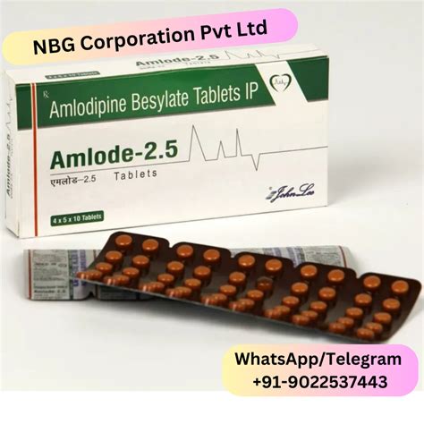 Amlodipine Besilate Tablets Ip At Rs Strip Amlodipine Tablets In