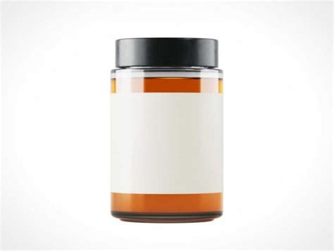 Honey Jar PSD Mockup - Free PSD templates