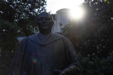 William Oxley Thompson Statue In Ohio State University Photograph By