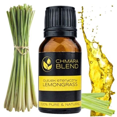 Olejek Eteryczny Lemongrassowy Z Trawy Cytrynowej Ml Chmara Blend