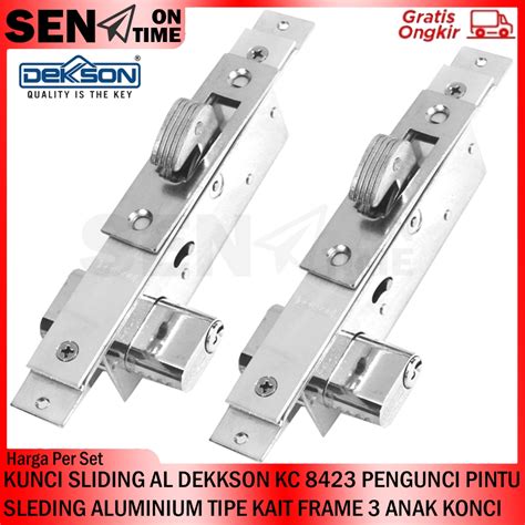 Jual Kunci Sliding Al Dekkson Kc Pengunci Pintu Sleding Aluminium