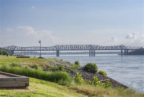 Memphis Arkansas Bridge Stock Photo Image Of Transporation 75425844