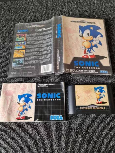 Sonic The Hedgehog Mega Drive Completo Pal Eur Picclick It