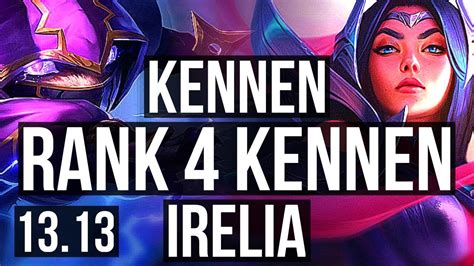 Kennen Vs Irelia Top Rank Kennen Kr Challenger