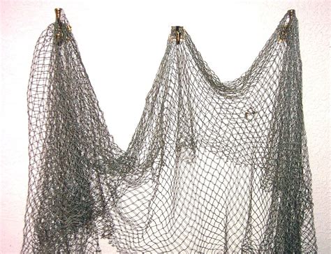 Fish Net Nautical Fishing Decor Large Mesh Ebay