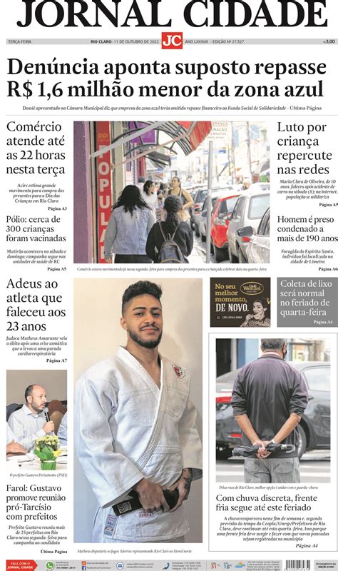 Jornal Cidade De Outubro De Jornal Cidade Rc