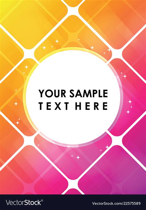 Abstract Flyer Background Template Royalty Free Vector Image