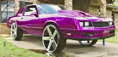 Ace 1 Candy Purple Chevy Monte Carlo Ss On 28 Dub Ballers