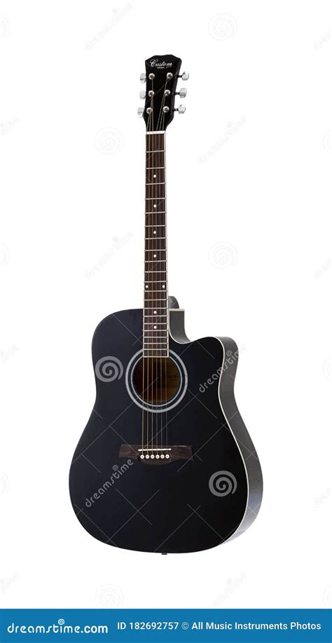 Instrumento De Guitarra De Guitarra Ac Stica Folcl Rica Negra De Cuerda