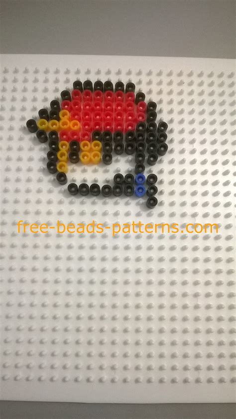 Ash Pokemon Trainer Perler Beads Work Photos Author Bill Free