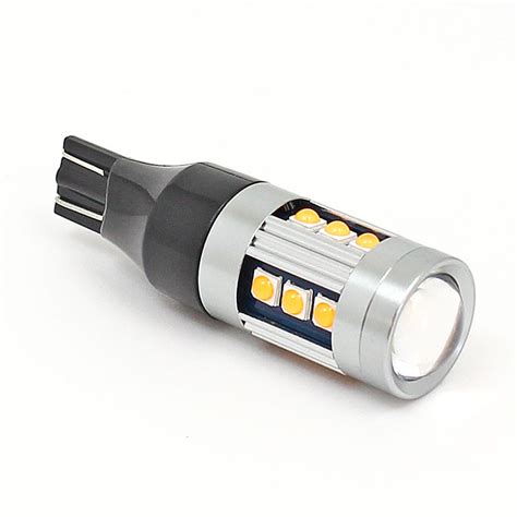 B921a 6leda Amber 6v Led Indicator Lamp Wedge T15 W16w Base Led