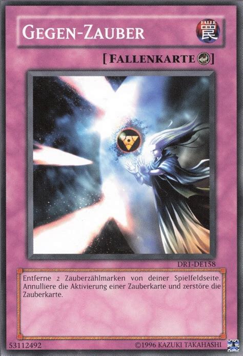 Recollectibles Sammelkarte Yugioh Karte Gegen Zauber Deutsch Yu Gi Oh