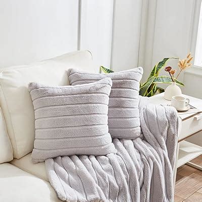 WOKANI Decorative Throw Pillow Covers 18x18 Set Of 2 Cushion Covers