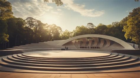 Premium Photo | Modern Amphitheater Majesty