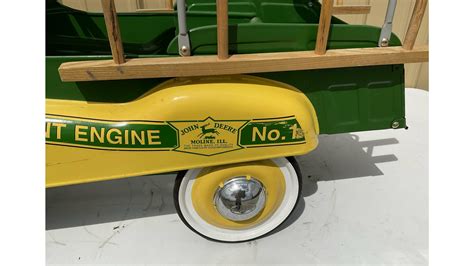 John Deere Fire Engine Pedal Car At Gone Farmin Fall Premier 2022 Asy11 Mecum Auctions