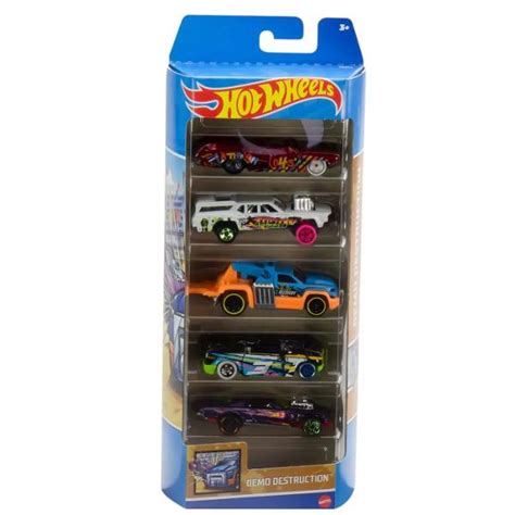 Set Cu 5 Masinute Hot Wheels Demo Destruction MT1806 HLY71 Libraria CLB