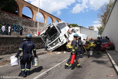 Accidente carretera 57 México Querétaro deja varios heridos