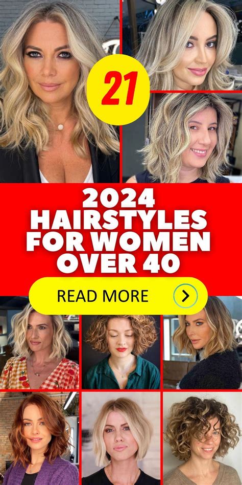 Modern Medium Chic And Low Maintenance Haircuts For Women Over 40 2024